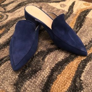 Cole Haan Blue Suede Loafers